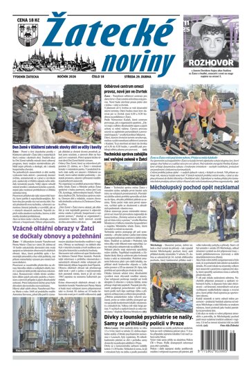 Obálka e-magazínu Žatecké noviny 18/26