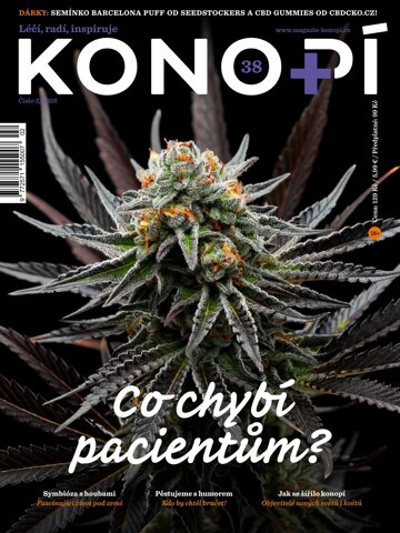 Obálka e-magazínu Konopí č. 38