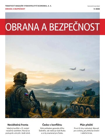 Obálka e-magazínu Ekonom 19 - 14.5.2026 Obrana a bezpečnost