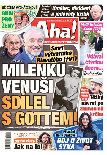 Obálka e-magazínu AHA! 27.7.2026