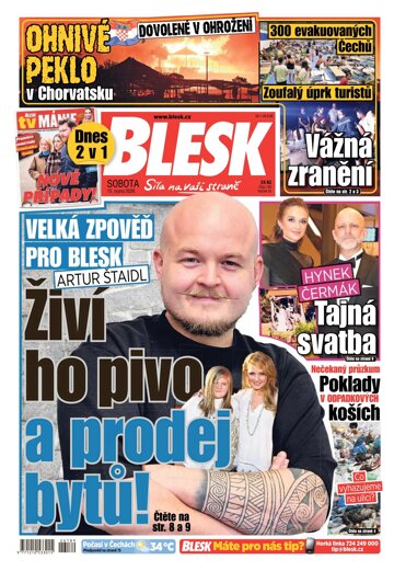 Obálka e-magazínu Blesk 15.8.2026