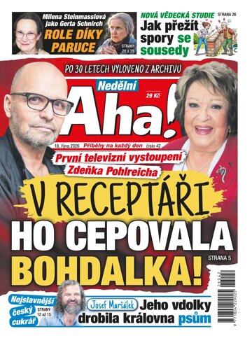 Obálka e-magazínu Nedělní AHA! 18.10.2026