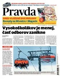 Obálka e-magazínu Pravda 27.12.2013
