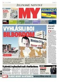MY Žilinské noviny 7/4-13.4.2014