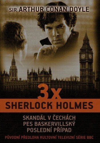 Obálka knihy 3 x Sherlock Holmes
