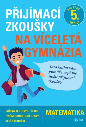 Obálka knihy Přijímací zkoušky na víceletá gymnázia – matematika