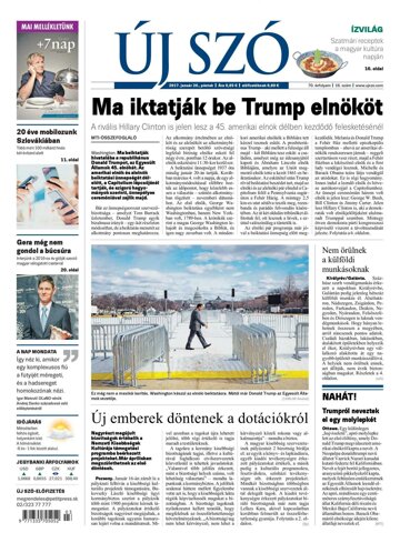 Obálka e-magazínu Új Szó 20.1.2017
