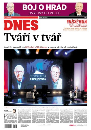 Obálka e-magazínu MF Dnes 24.1.2018