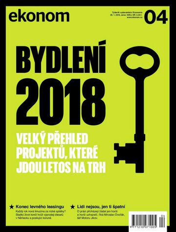 Obálka e-magazínu Ekonom 04 - 25.1.2018