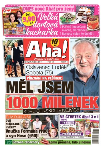 Obálka e-magazínu AHA! 29.5.2018