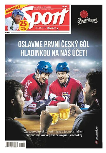 Obálka e-magazínu Sport 6.5.2019