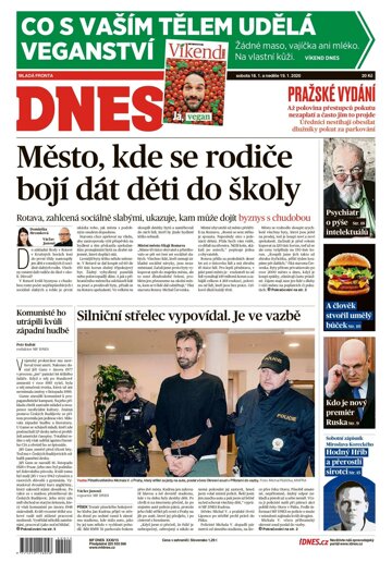 Obálka e-magazínu MF Dnes 18.1.2020