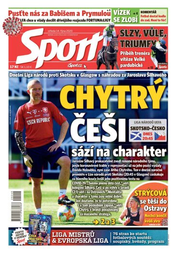 Obálka e-magazínu Sport 14.10.2020