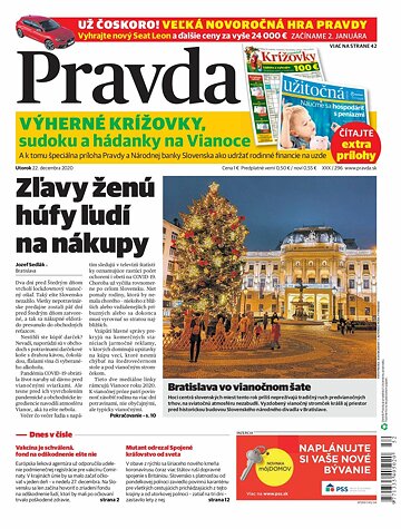 Obálka e-magazínu Pravda 22. 12. 2020