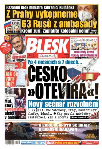 Obálka e-magazínu Blesk 23.4.2021