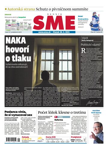 Obálka e-magazínu SME 28-5-2021