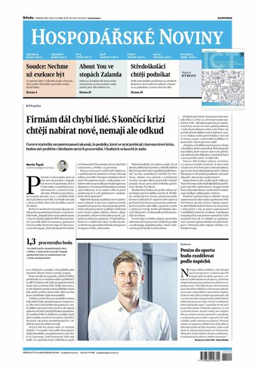 Obálka e-magazínu Hospodářské noviny 111 - 9.6.2021