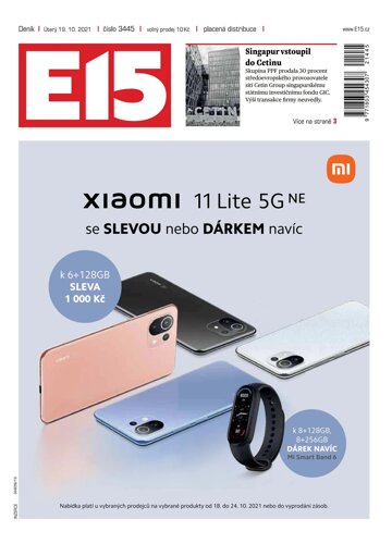Obálka e-magazínu E15 19.10.2021