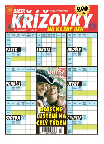 Obálka e-magazínu Blesk křížovky na každý den 22/2021