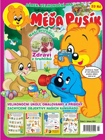 Obálka e-magazínu Méďa Pusík 3/2021