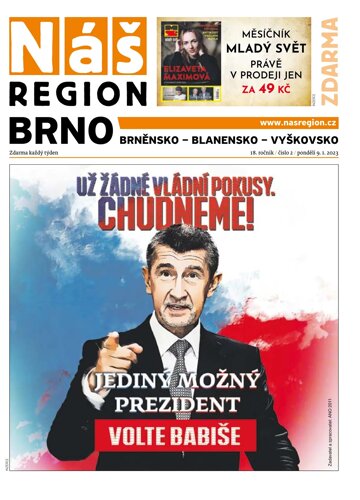 Obálka e-magazínu Náš Region - Brno 2/2023