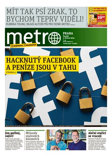 Obálka e-magazínu deník METRO 2.3.2023