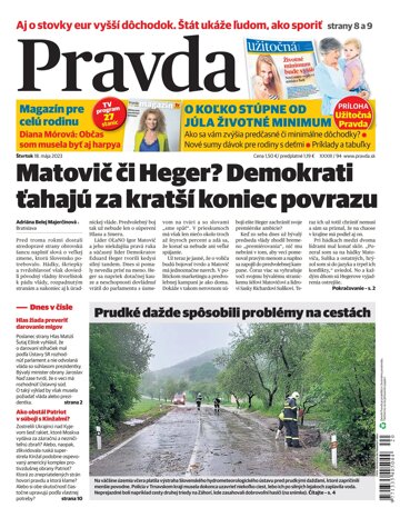 Obálka e-magazínu Pravda 18. 5. 2023