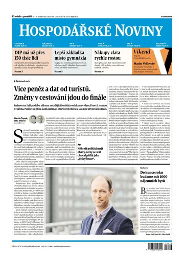Obálka e-magazínu Hospodářské noviny 076 - 17.4.2025