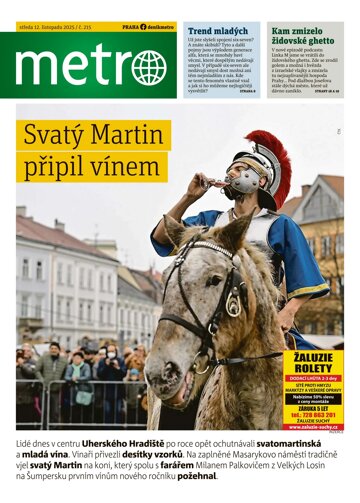 Obálka e-magazínu deník METRO 12.11.2025