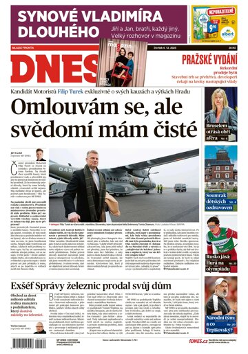 Obálka e-magazínu MF Dnes 4.12.2025
