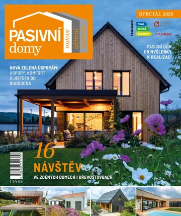 Obálka e-magazínu PASIVNÍ domy 2026