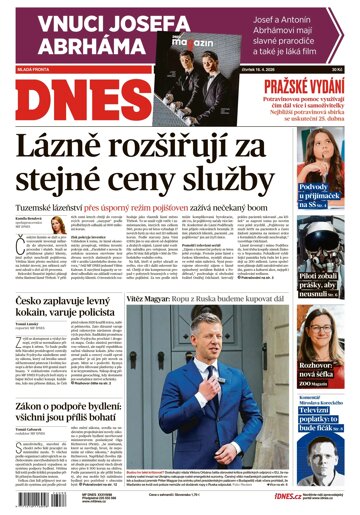 Obálka e-magazínu MF Dnes 16.4.2026