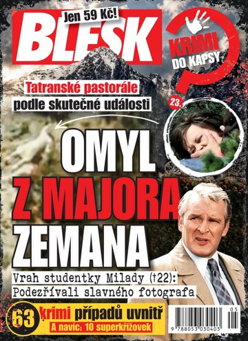 Obálka e-magazínu Blesk krimi do kapsy č.5/2026