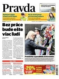 Obálka e-magazínu Pravda 30.8.2010