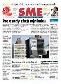 Obálka e-magazínu SME 20.7.2013