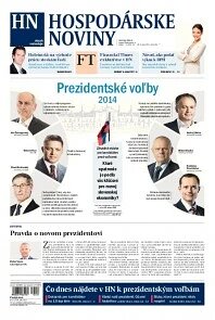 Obálka e-magazínu Hospodárske noviny 14.03.2014