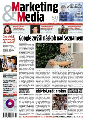 Obálka e-magazínu Marketing & Media 50 - 8.12.2014