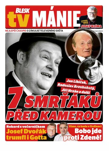 Obálka e-magazínu Blesk Tv manie 14.2.2015