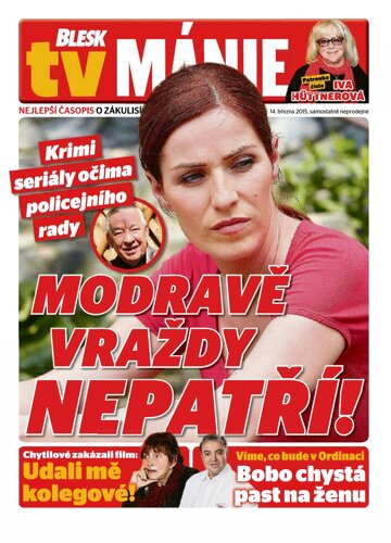 Obálka e-magazínu Blesk Tv manie 14.3.2015