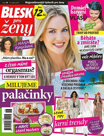 Obálka e-magazínu Blesk pro ženy 27.4.2015