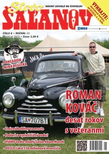 Obálka e-magazínu Slovo Šaľanov 8/2015