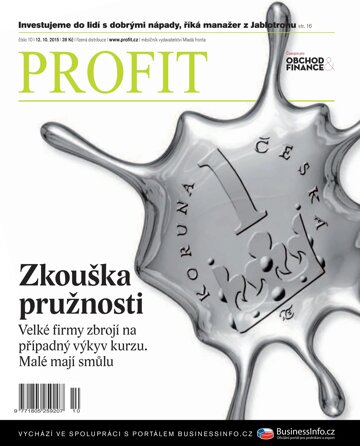 Obálka e-magazínu Profit 12.10.2015