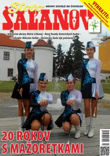 Obálka e-magazínu Slovo Šaľanov 7/2016