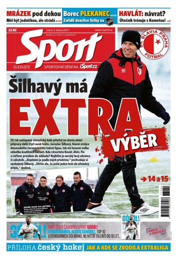 Obálka e-magazínu Sport 3.1.2017