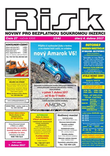 Obálka e-magazínu Risk 27/2017