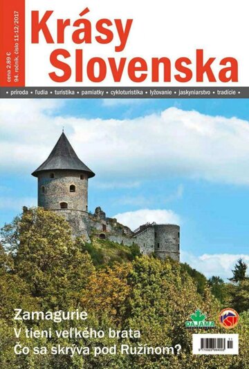 Obálka e-magazínu Krásy Slovenska 11-12/2017