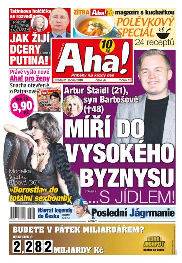 Obálka e-magazínu AHA! 31.1.2018