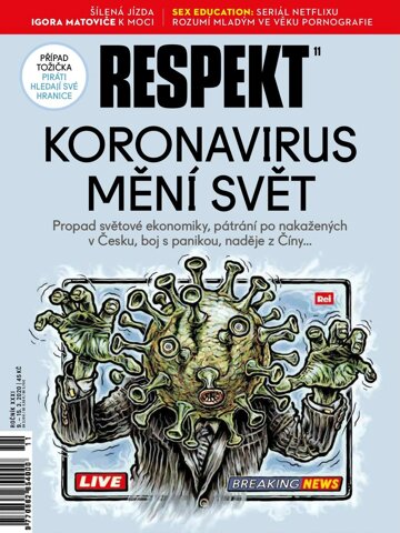 Obálka e-magazínu Respekt 11/2020