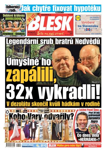 Obálka e-magazínu Blesk 11.7.2022