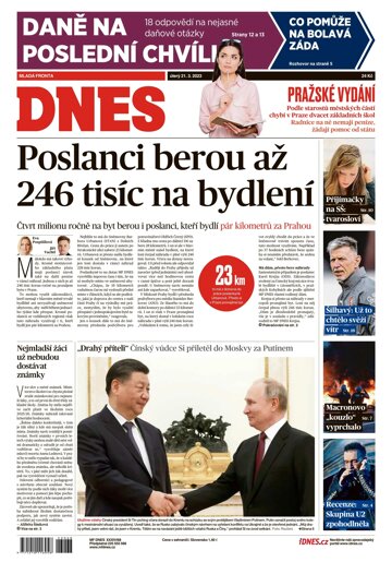 Obálka e-magazínu MF Dnes 21.3.2023